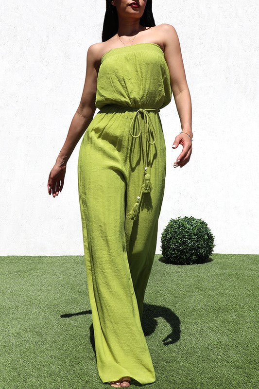 Tube Woven Jumpsuit