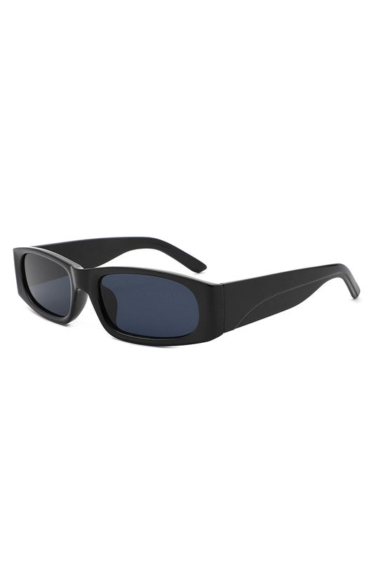 Rectangle Narrow Retro Sunglasses